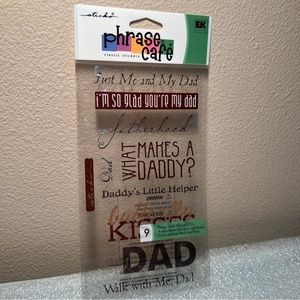 Sticko Clear Dad Theme Stickers Pack 9 Total Photosafe Scrapbooking Crafts